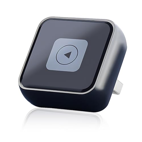 Mini Adattatore CarPlay Wireless, Apple Car Play E Adattatore Wireless Android Auto 2 In 1 Con Design In Metallo, Per iOS 10+/Android 11+ E Veicoli Con CarPlay Cablato (Nero)