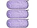RAINBOW ROVERS Set of 3 Makeup Remover Cloths | Makeup Towel | For All Skin Types | Reusable Microfiber & Ultra fine Makeup Wipes | Removes Makeup with just Water like an Eraser| Wild Lavender