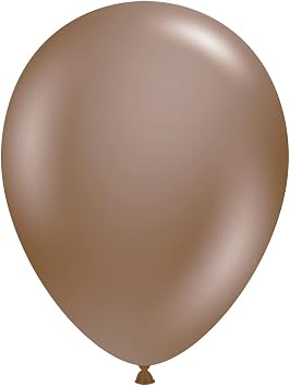 Tuf-Tex 10042 11" Brown Latex Balloons,