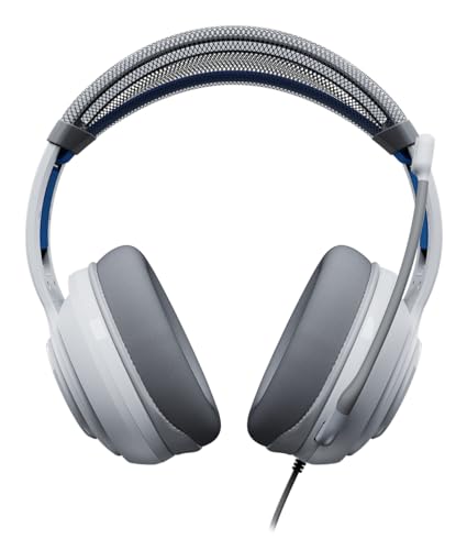 Turtle Beach Atlas 200 Blanc PlayStation Casque de Gaming Filaire sous Licence Officielle pour PlayStation w/transducteurs Nanoclear de 50 mm pour PS5 et PS4
