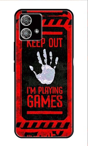 Image of Metal TPU Printed Back Cover for Motorola Edge 40 5G (I Am Gamer) 360 Degree Protection | Camera Protection -25092024(AH)