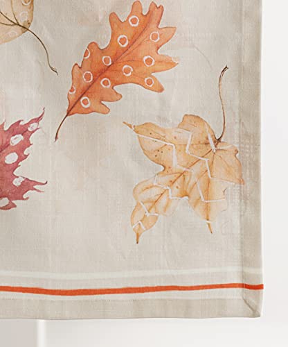 Maison d' Hermine Table runner 100% Cotton Single Layer Table Runners 230 CM long for Christmas Decorations Home Kitchen Dining Party Wedding Bridal Shower (Colours Of Autumn - Image 4