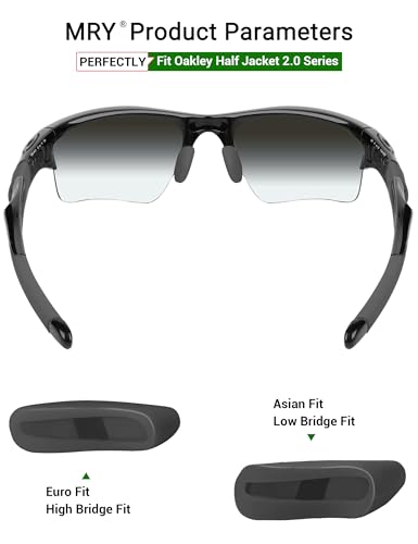 Image of Mryok Replacement Earsocks Nosepieces Kits for Oakley Half Jacket 2.0 /2.0 XL