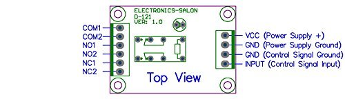 Electronics-Salon Dpdt Signal Relay Module, 24Vdc, Ry24W-K Relay. Has Assembled. #TOP5