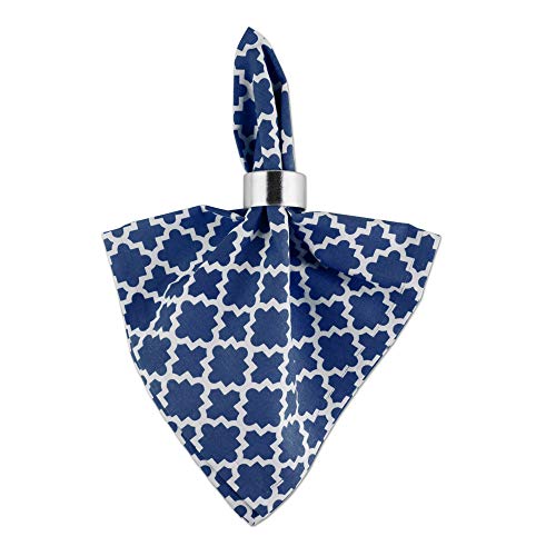 Dii Lattice Tabletop Collection, Napkin Set, 20X20, Nautical Blue, 6 Piece #TOP1