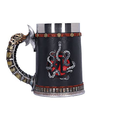 Nemesis Now Iron Maiden Senjutsu Tankard 15.5cm, Resin, Grey, Officially Licensed Iron Maiden Merchandise, Includes Removable Insert, Cast in The Finest Resin, Expertly Hand-Painted by Nemesis Now - Image 4