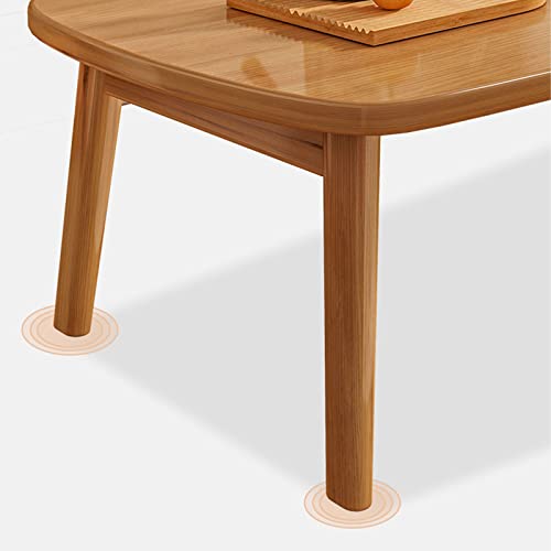 Table basse pliante en bois oblongue pour petit salon et canapé