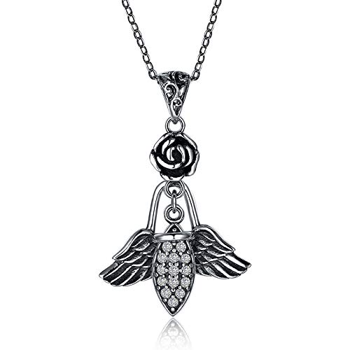 Collier en argent Sterling S925 vintage de haute qualité au style neutre