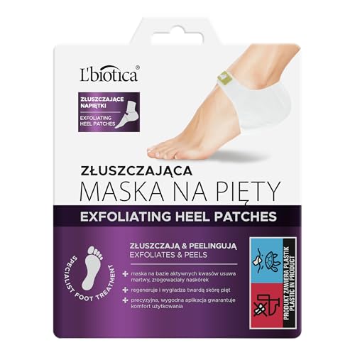 L'biotica masque exfoliant talon 1 paire