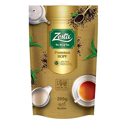 Zesta Ceylon Black Tea Bopf Pure Ceylon Tea 200 Grams Pack Directly From Srilanka #TOP5