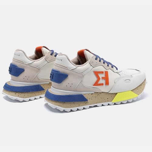 Image of The NSJ358 is a Modern Sneaker Made of Leather and Premium Suede Plus mesh and Nylon. Made by a Stylish Design with Classy Touch.