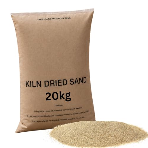 Image of Warma Kiln Dried Sand 20kg Premium Silica Paving Sand for Block Paving, Patios, Driveways, Artificial Grass, Landscaping & Horticultural Projects