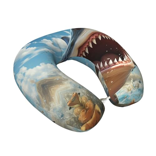 Almohada de viaje espuma viscoelástica 30 cm x 25 cm miniatura 2