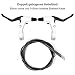 Yorbay Disco de Freno NV5 BD-09 160mm para Bicicleta Blanco con Kit...