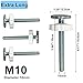FST 4 Pack M10 Extra Long Pressure Gates Threaded Spindle Rods,10mm Baby Kids Pet Dog Gates Accessory Screw Bolts Kit Fit for All Pressure Mounted Walk Thru Gates