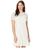 Reißverschluss hinten. Michael Kors T-Shirt mit Rüschen - Wei� - Mittel