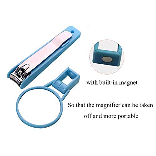 Nail Cutter With Magnifying Glass, Extra Large Nail Clipper, Stainless Steel Fingernail Magnifier Scissors Toenails Clippers For Elderly, Children #TOP2