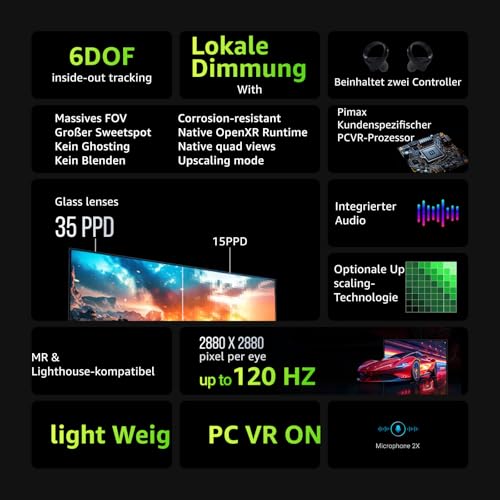 Pimax Crystal Light PCVR Headset 8K