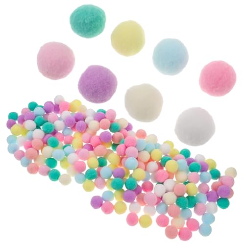 1000 Pompones de Poliéster Multicolores HOMOBABE de Alta Elasticidad para Manualidades
