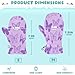 Fashion Lilac Butterflies cute girls snow mittens toddler snow gloves guantes para el frio ni?as 2-4 Years