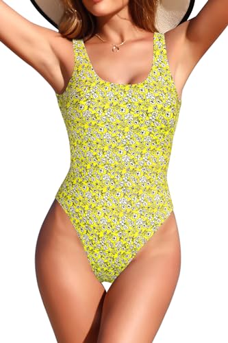 Maillot de bain une pièce métallique SHEKINI, coupe premium scintillante