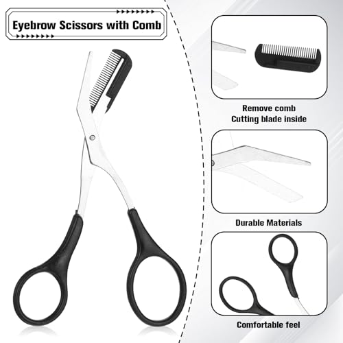 ElevateTech Lash Applicator Tool, 5-in-1 Eyelash Applicator Tools Set with Eyelash Tweezers, Scissors, Brush, Professional Eye Lash Clusters Tools with Case for Precise DIY Eyelash-Extension, Black - Thumbnail 3