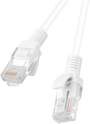 Lanberg Cat.6 UTP RJ45-Kabel 1m, Starres Kabel, Weiß, 1m, für Netzwerkgeräte