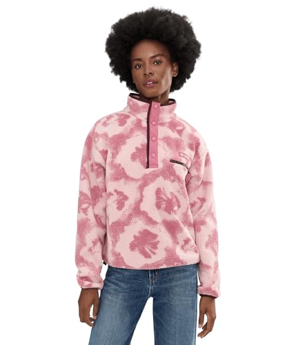 Columbia レディース Helvetia II プリント クロップド1/2スナップ, ロゼット/スプレーフラワー, X-Small