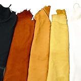 A Grade Deerskin Large Leather Hides - 2-3 oz (7-9 SqFt, Tobacco)