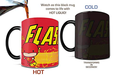 Morphing Mugs Dc Comics - Flash - Chibi Cartoon - Justice League - 11 Oz Heat Sensitive Mug – Ceramic Color Changing Coffee Tea Mug #TOP2