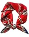 kcctoo 27.5" Mulberry Silk Feeling Head Scarf Women's Fashion Square Neck Satin Scarfs for Bag Hair Scarves Gift