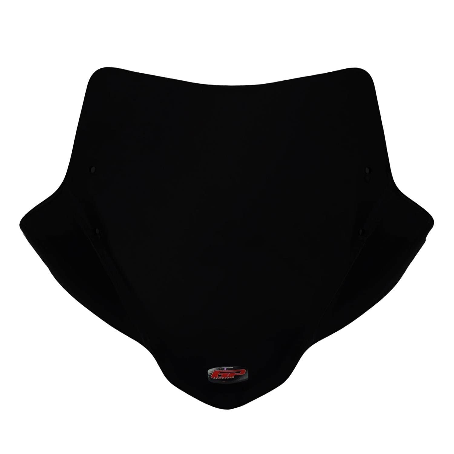 GP Kompozit Spor Ön Cam Siyah Bajaj Pulsar NS200 2011-2023 30 cm için Uyumlu