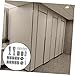 TEHAUX 1Set Stainless Steel Restroom Partition Fitting Kit Practical Bathroom Partition Tools for Public Toilets Modern Design Lightweight Durable Easy to Install