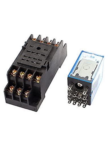 Relais de puissance électromagnétique à bobine 110V : commutation simultanée 4 pôles