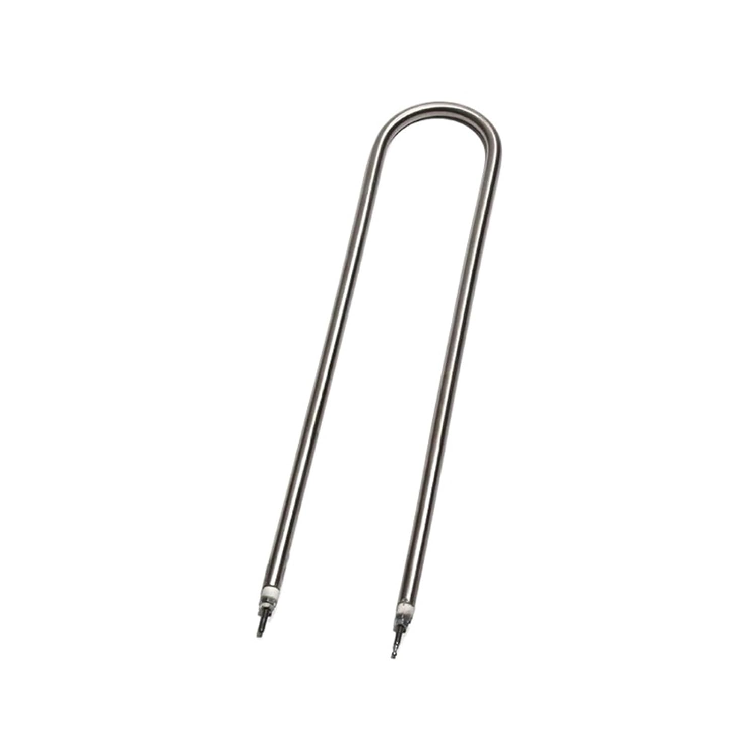 220V Electric Heating Element Stainless Steel Tubular Heater Pipe 300W 500W 600W 800W 1000W 1Pcs(Silver,220V_600W 300MML)