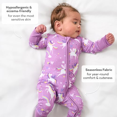 image for Little Sleepies Pajamas for Baby Boys & Girls, Viscose from Bamboo Bab