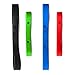 Grifiti Bands Pen Pencil Stylus Loop 6 and 9 Inch 4 Pack Assorted Colors Silicone Rubber Notebook Notepad Journal Case Strap Holder