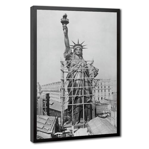 Statue de la Liberté affiche en toile de 1884 pour habiller un mur vide sans effort