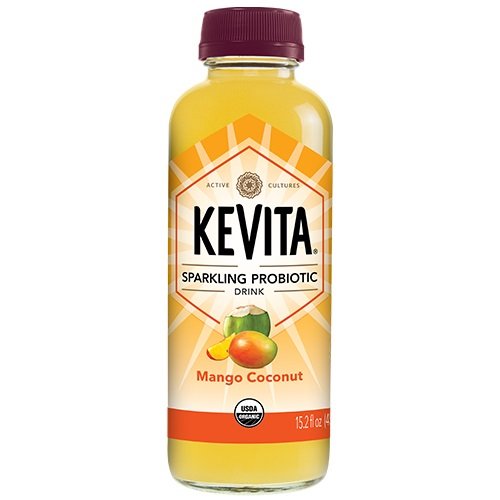 KEVITA Mango Coconut Cleansing Probiotic, 15.2 Ounce (Pack of 6)