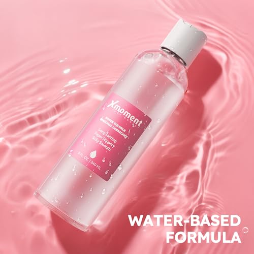 Image of Liquid Water Based Lube, Fragrance-Free pH-Balanced Personal Lubricant Without Glycerin & Parabens, Slippery Massage Gel for Women, Men and Couples (8oz)