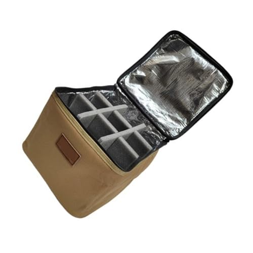 ZAYIUKI Pequeña bolsa de almacenamiento de cilindros de combustibles recargables, bolsa multifuncional para estufas de gas, bolsa de transporte duradera