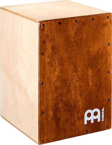 Meinl Percussion Jam Cajon Box Drum with Snare and Bass Tone for Acoustic Music — Made in Europe — Baltic Birch Wood, Play with Your Hands, 2-Year Warranty (JC50NTLB)