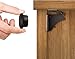 Dokon Baby Sicherheit Magnetisches Schrankschloss, die unsichtbare Kindersicherung für Schrank und Schubladen, ohne Bohren und Schrauben (10 Schlösser + 2 Schlüssel) - Schwarz