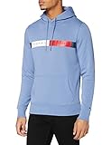  Tommy Hilfiger Herren RWB Logo Hoody Pullover, Washed Ink, XS