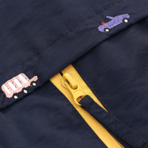 famuka Toddlers Windbreaker Jacket Little Boy Hooded Coat Casual Outerwear2