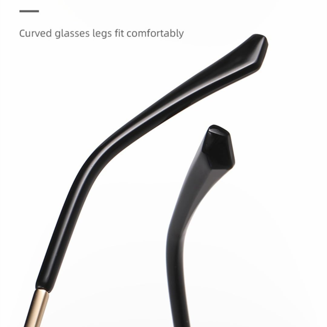 Gafas de sol de moda para hombre con clip magnético, montura de doble puente y diseño ultraligero.