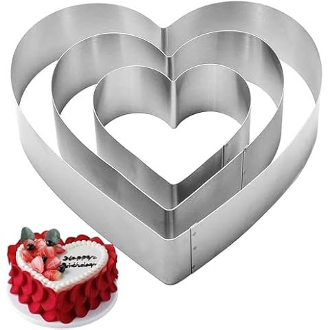 QEEYON Heart Cutters Set for Baking Cover