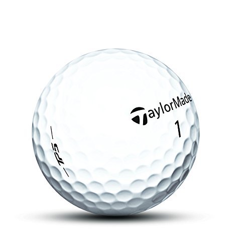 TaylorMade-Hombres-de-TP5-X-Pelota-de-Golf-Blanco-L