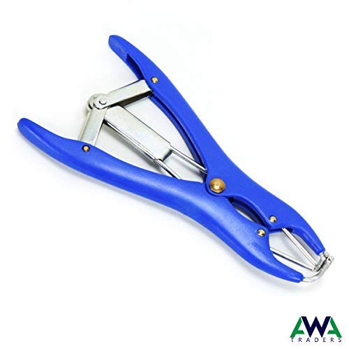AWA Traders Castrating Pliers Rubber Ring Applicator Plastic, Veterinary Supplies, Elastrator for Animals Quality Veterinary Supplier