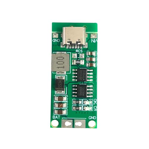 Image of ROBOWAY 10Pcs 3S 1A Polymer Lithium Ion Charger Type-C | 14.8V 18650 Battery Charging Module | USB-C Input, Boost Converter, LED Indicator, Overcharge Protection (Pack of 10)
